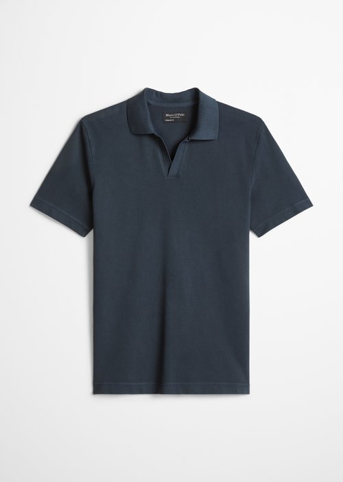Piqué regular polo shirt — Dark Navy