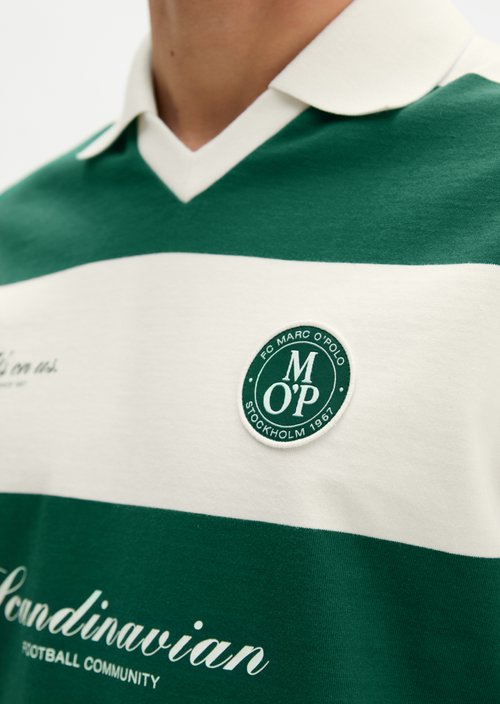 MOP Club '67 Football Tricot Polo, Heavy Jersey — Dark Green