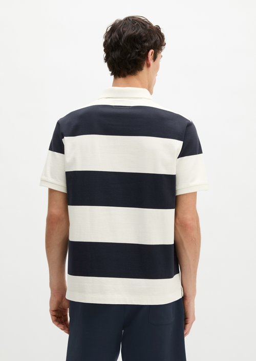 MOP Club '67 Football Tricot Polo, Heavy Jersey — Dark Blue