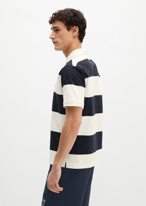 MOP Club '67 Football Tricot Polo, Heavy Jersey — Dark Blue