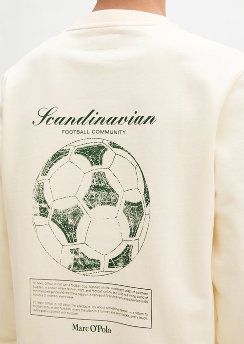 MOP Club '67 Football Sweater — White Cotton