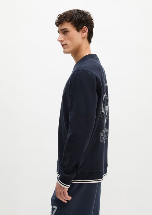 MOP Club '67 Football Sweater — Dark Navy