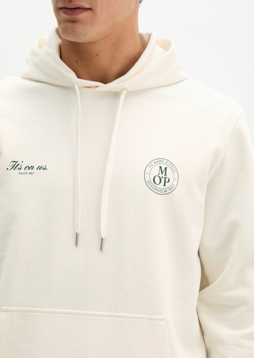 MOP Club '67 Football Hoodie — White Cotton