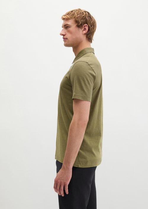 Polo shirt jersey slim — Fresh Seaweed