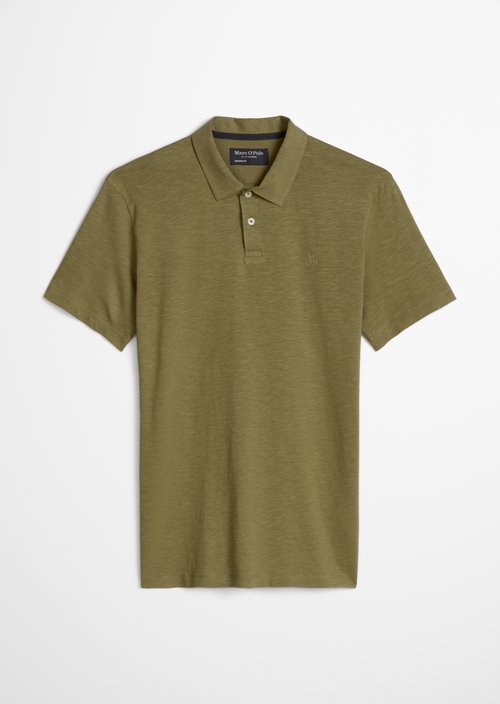Polo shirt jersey slim — Fresh Seaweed
