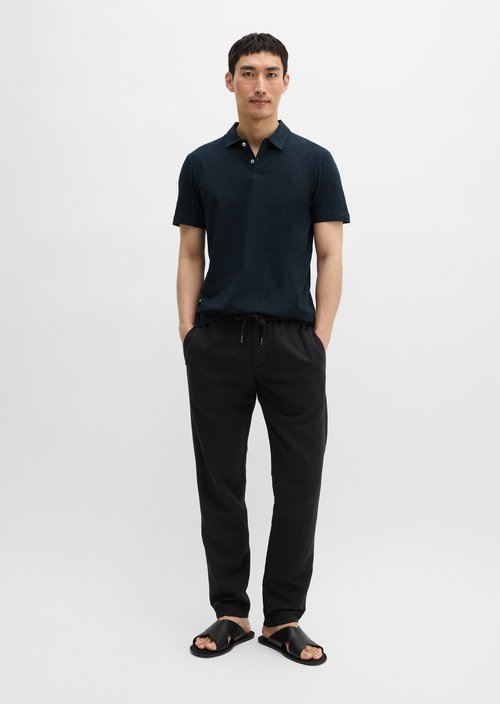 Polo shirt jersey slim — Dark Navy