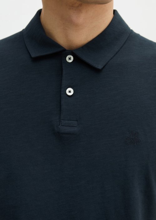 Polo shirt jersey slim — Dark Navy