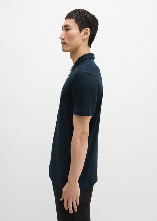 Polo shirt jersey slim — Dark Navy