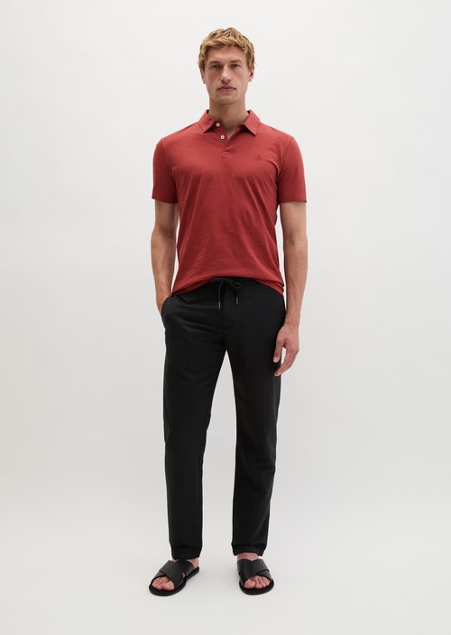 Polo shirt jersey slim — Cedar Wood