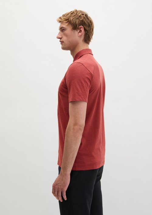 Polo shirt jersey slim — Cedar Wood