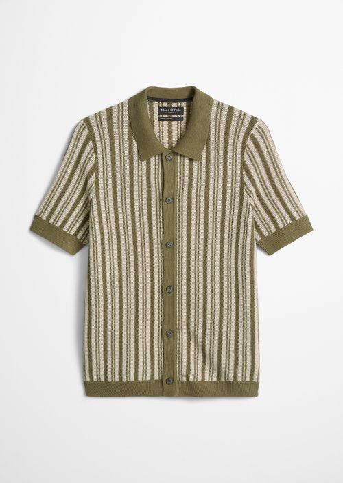 Regular short-sleeved knit shirt — Fresh Seaweed