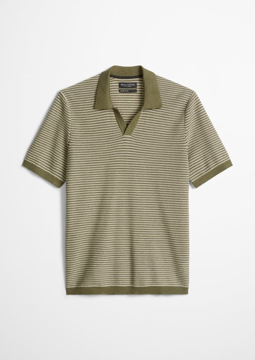 Regular knit polo shirt — Fresh Seaweed