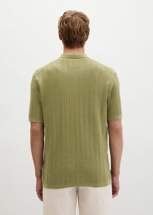 Regular knit polo shirt — Vibrant Fern