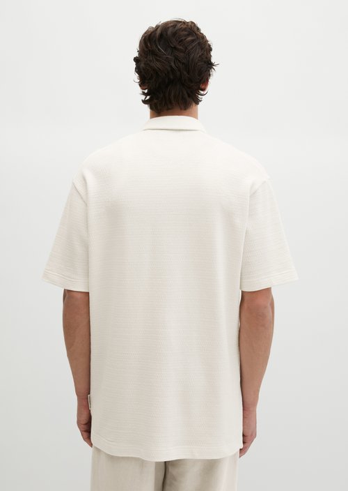 Loose jersey shirt — Silky White