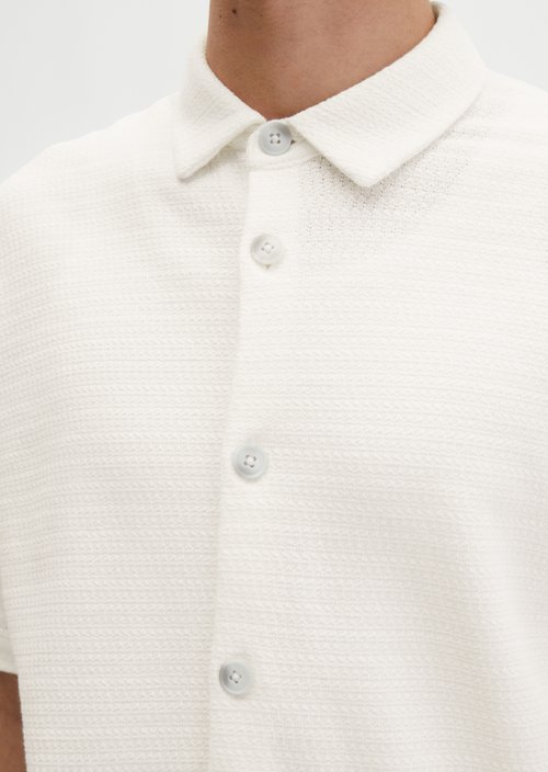 Loose jersey shirt — Silky White