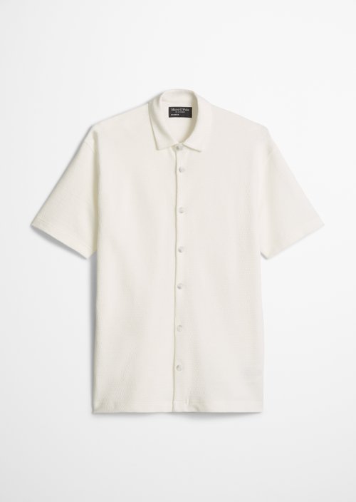 Loose jersey shirt — Silky White