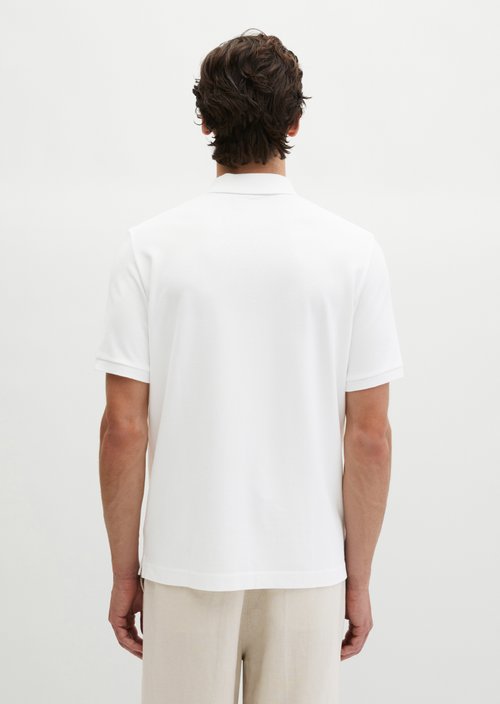 Polo shirt piqué slim — White