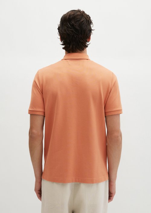 Polo shirt piqué slim — Faded Coral