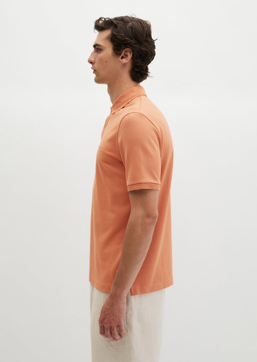 Polo shirt piqué slim — Faded Coral