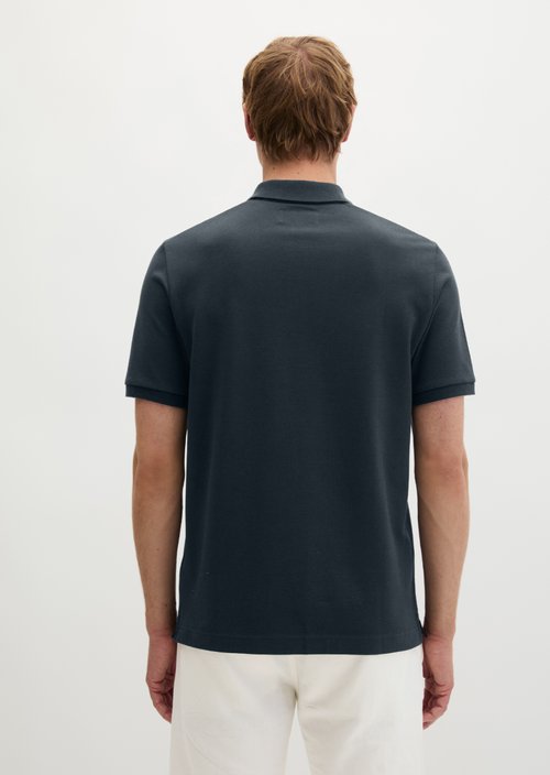 Polo shirt piqué slim — Dark Navy