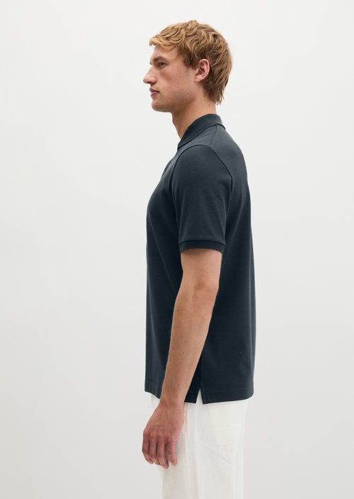 Polo shirt piqué slim — Dark Navy