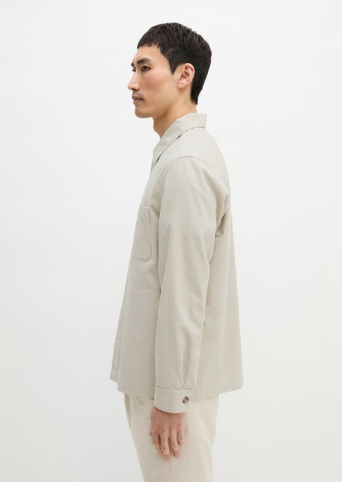 Overshirt — Grey Silk