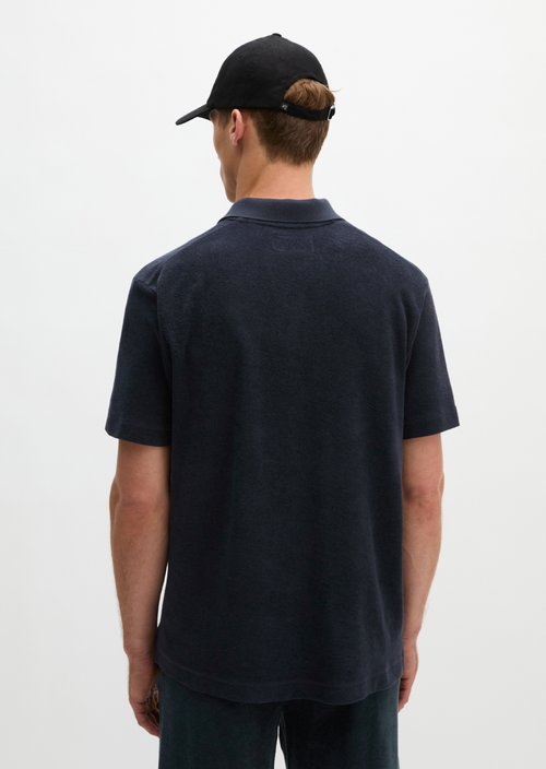 Polo shirt Towel. jersey regular — Dark Navy