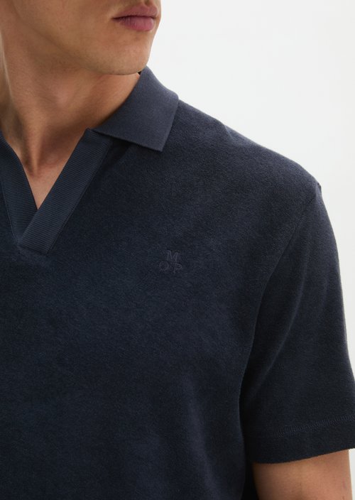 Polo shirt Towel. jersey regular — Dark Navy