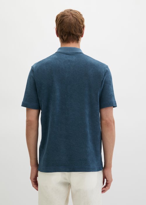 Polo shirt Towel. jersey regular — Stormy Blue