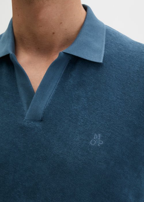 Polo shirt Towel. jersey regular — Stormy Blue