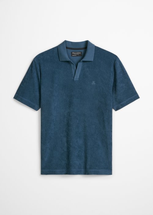Polo shirt Towel. jersey regular — Stormy Blue