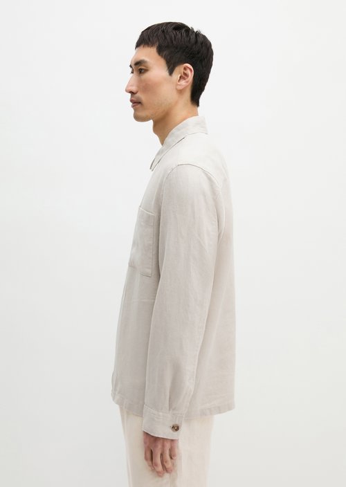 Overshirt — Grey Silk
