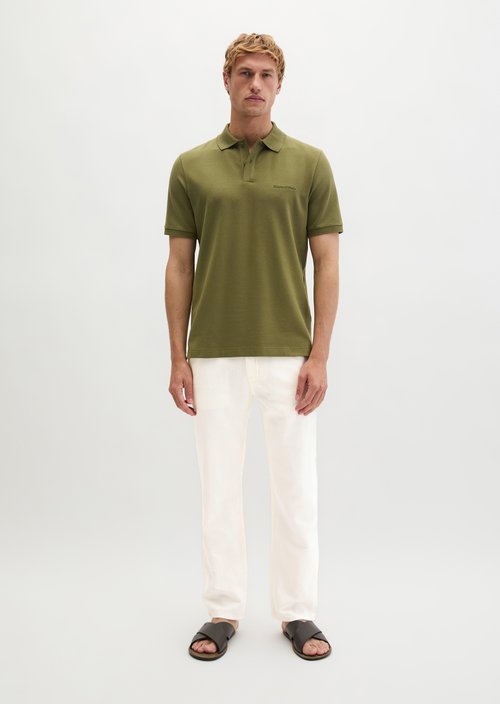 Polo shirt piqué slim — Fresh Seaweed