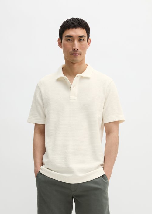 DfC polo shirt jersey regular — Silky White