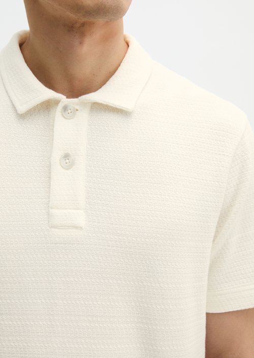 DfC polo shirt jersey regular — Silky White