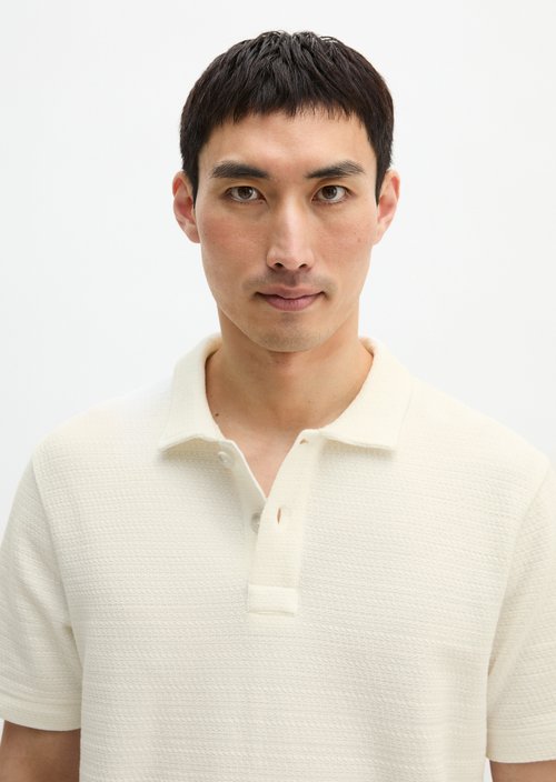 DfC polo shirt jersey regular — Silky White