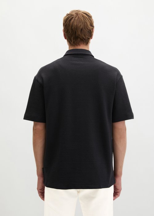 Loose jersey shirt — Black
