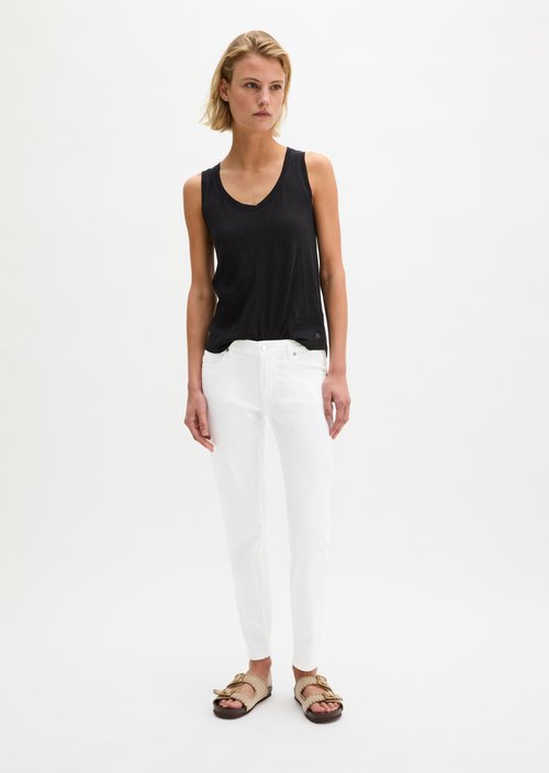Pants model Lulea slim — White