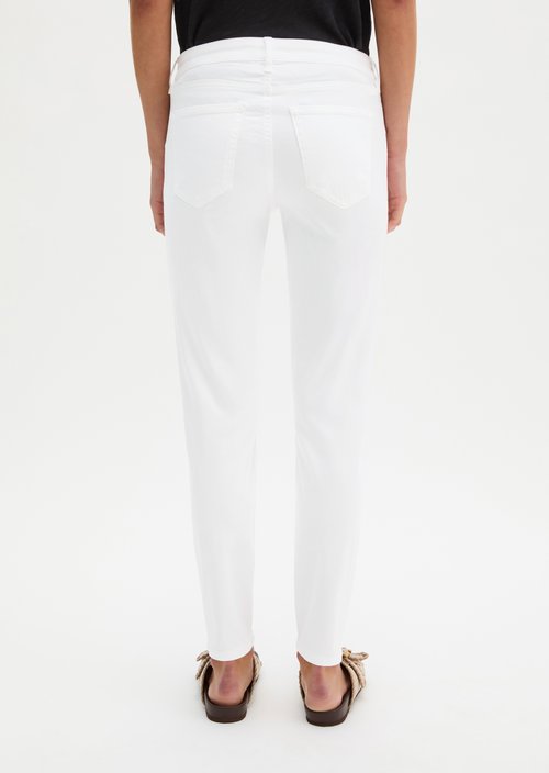 Pants model Lulea slim — White