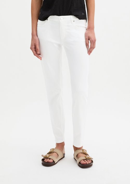 Pants model Lulea slim — White
