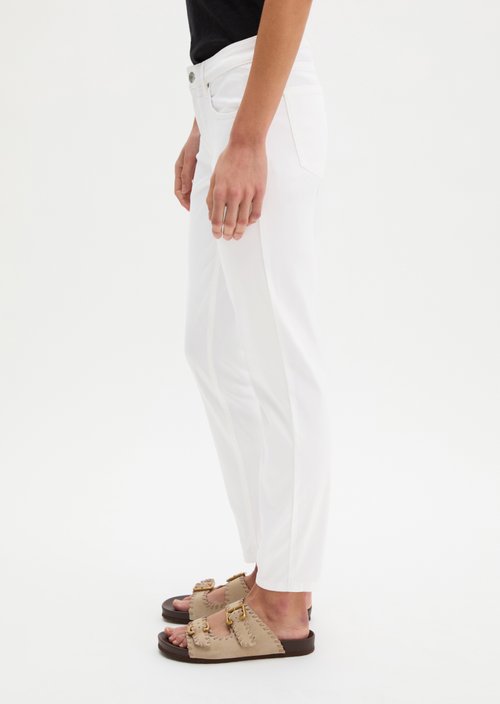 Pants model Lulea slim — White