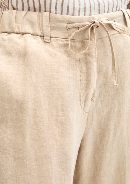 Linen trousers wide — Sandpaper