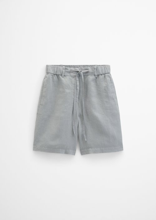 Relaxed linen shorts — Quiet Sea