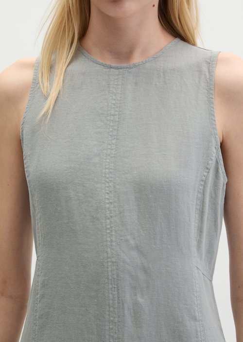 Linen dress shaped — Quiet Sea