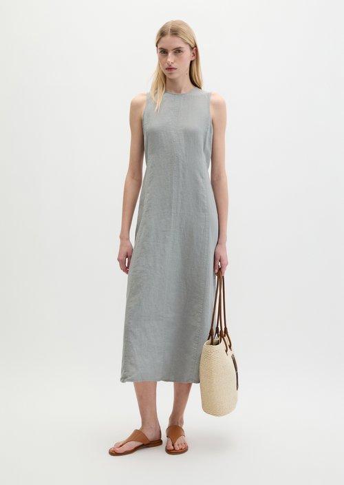 Linen dress shaped — Quiet Sea