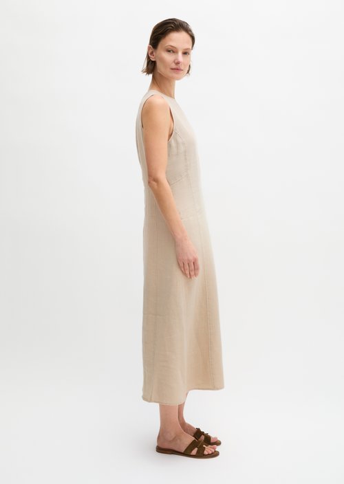 Linen dress shaped — Sandpaper