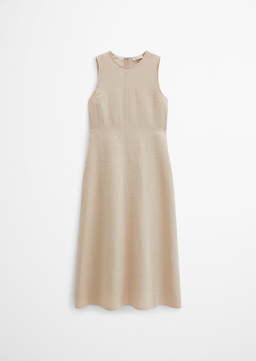 Linen dress shaped — Sandpaper