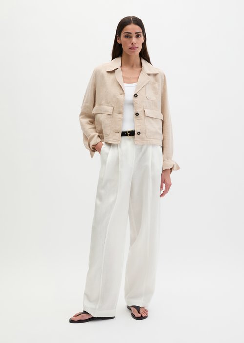 Linen jacket straight — Sandpaper