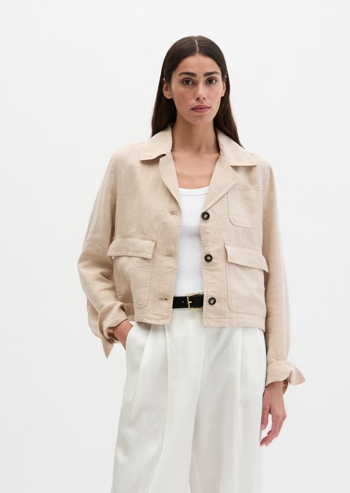 Linen jacket straight — Sandpaper