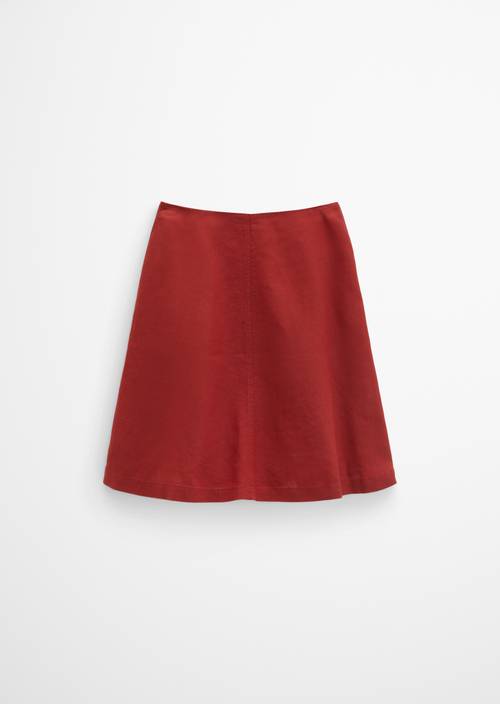 Leinenrock A-Shape Tall Poppy in freigestellter Ansicht ohne Model